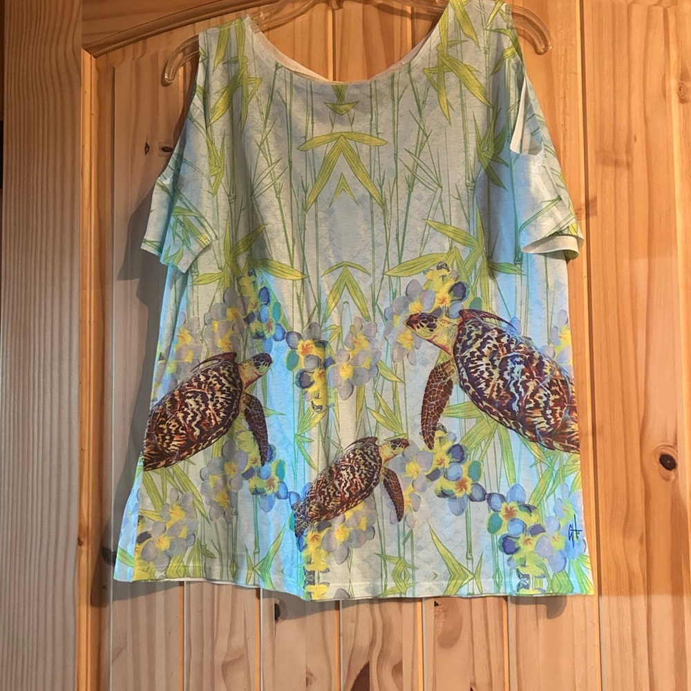 Guy Harvey Cold Shoulder Women's Top